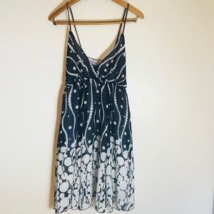 Flowy polka dot summer dress